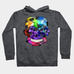 Skull - Rainbow Camo Hoodie